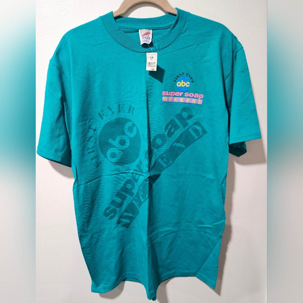 NWT Jerzees 1996 First Ever Super Soap Weekend t Shirt